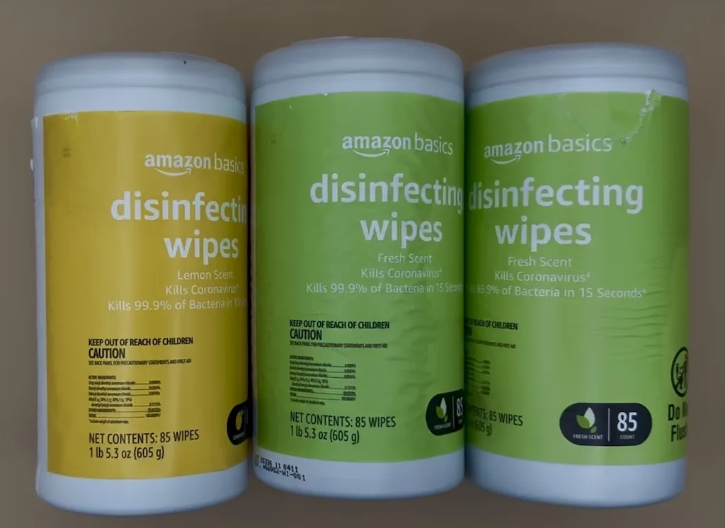 Amazon Basics Disinfecting Wipes image 2