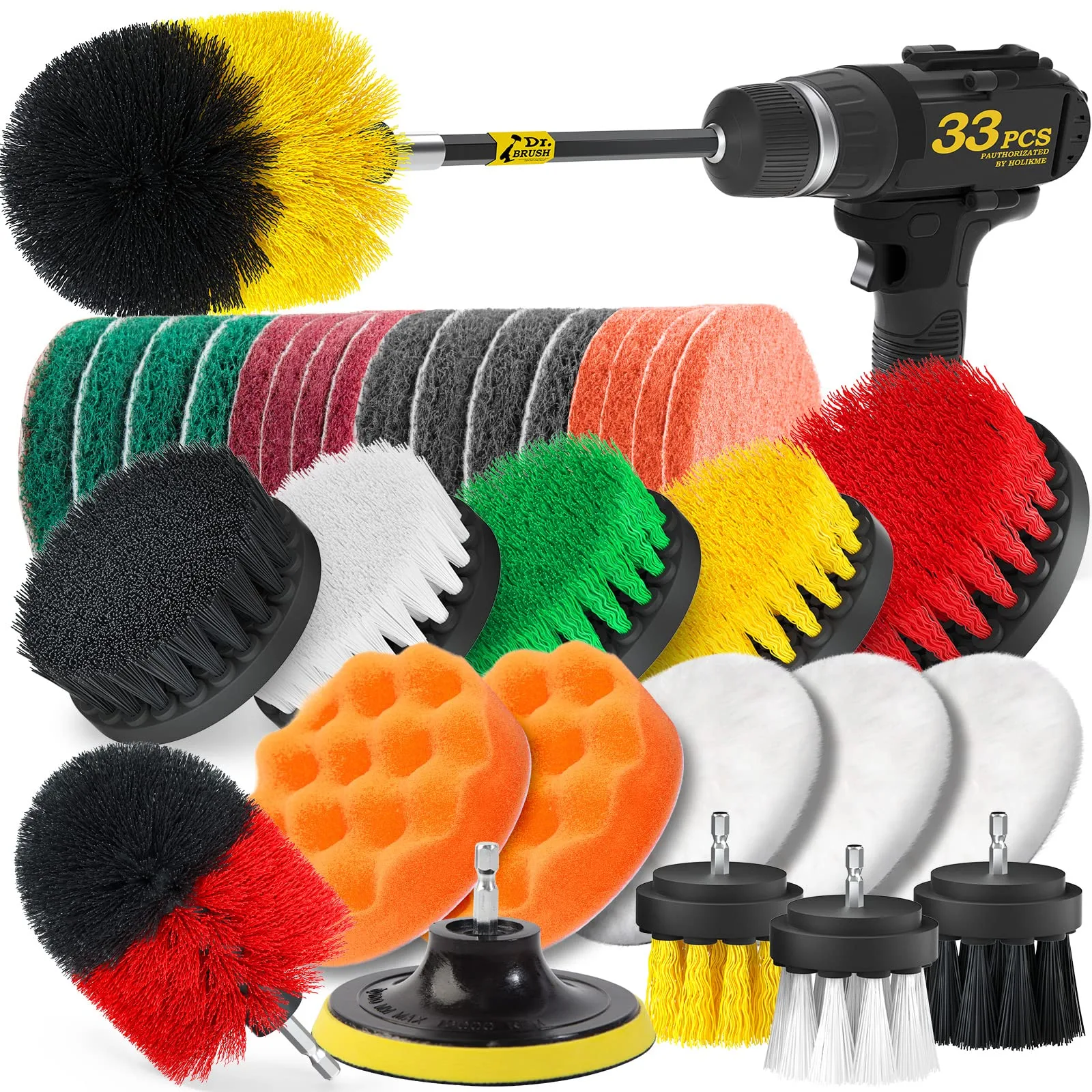 Holikme Drill Brush Attachments