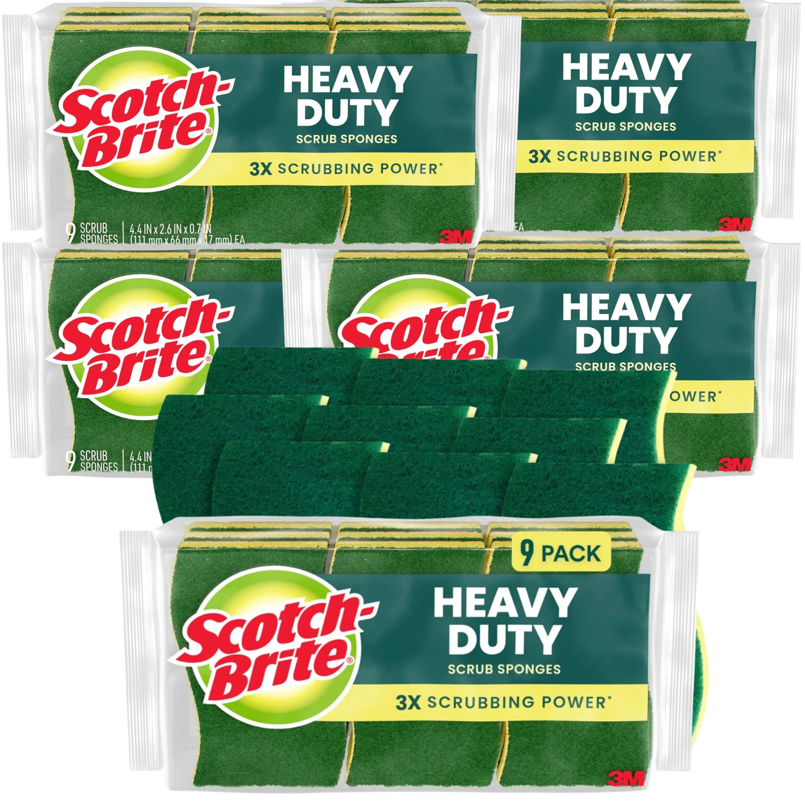 Scotch-Brite Heavy Duty Scrub Sponges image 2